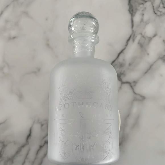 Target Bullseye 2023 - NWT - Frosted Apothecary Bottle w/Decals - Picture 3 of 8